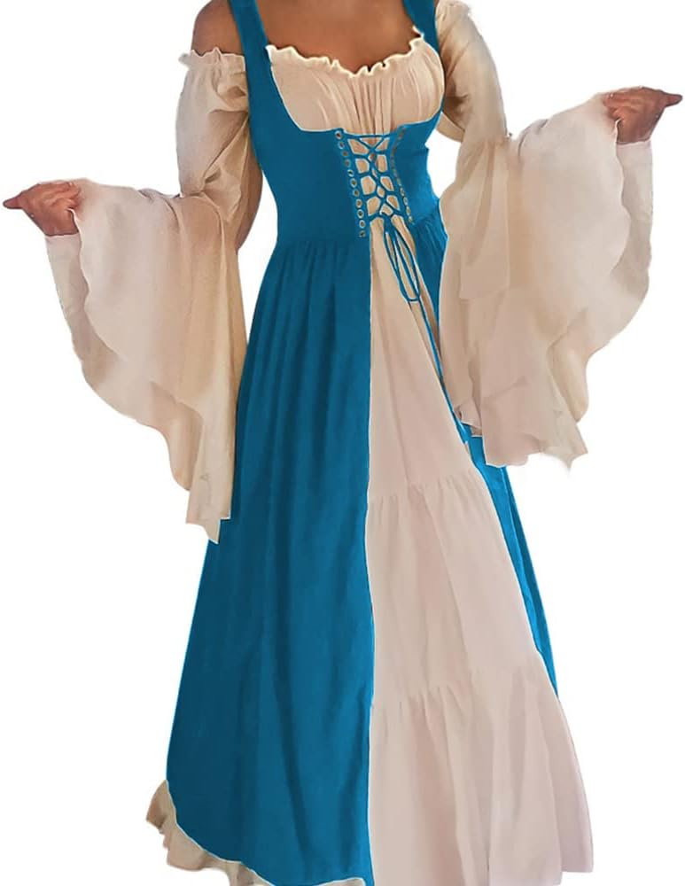 ABaoWedding Womens's Medieval Renaissance Costume Cosplay Over Dress
