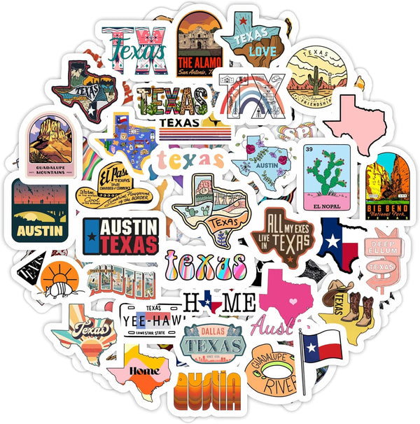 100Pcs Classic Rock Stickers — Rockabilly Guitar & Music Emblems