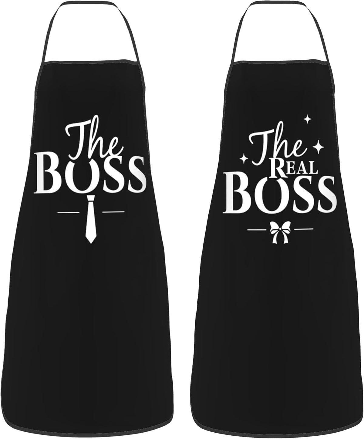 Halloween Aprons Gifts for Women Mens Funny Boo-mate Cooking Apron, Funny Gift for Him Her,His Hers (2 Pcs)