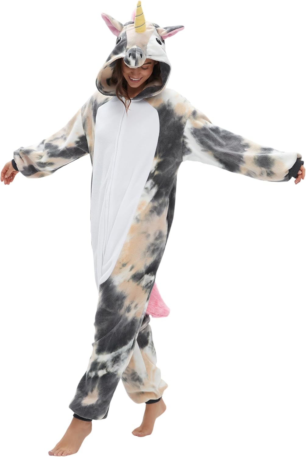 SAMGU Adult Onesie Animal Pajamas Halloween Cosplay Costumes Sleepwear Homewear