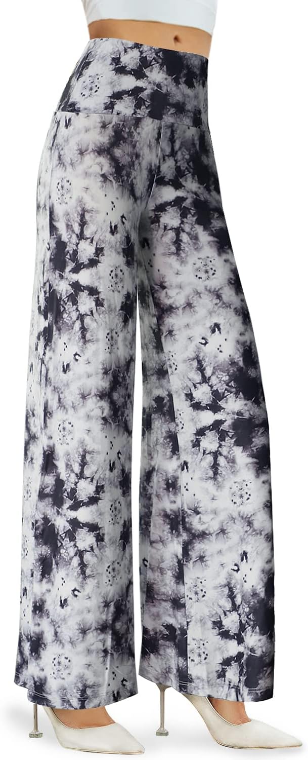 Women's Stretchy Wide Leg Palazzo Lounge Pants Casual Comfy