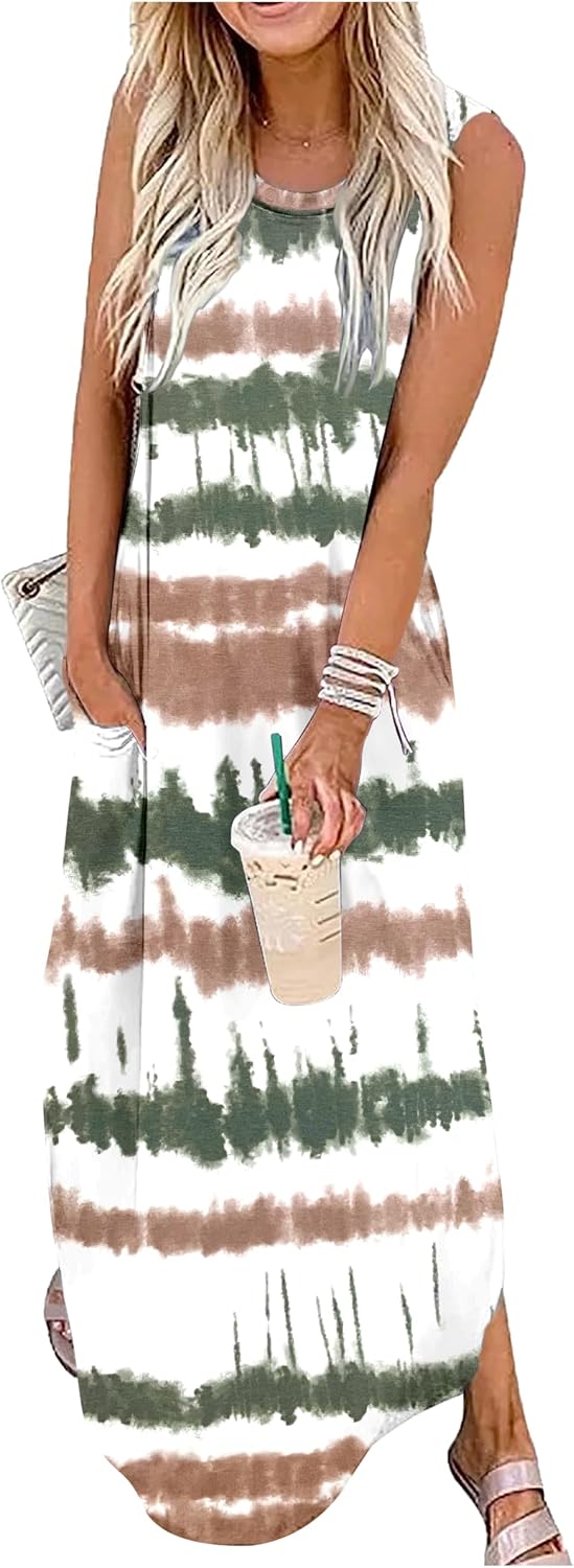 CHUNTIANRAN Maxi Dresses for Women Summer Outfits Boho Beach Long Dresses Casual Sundresses Resort Wear for Women 2026