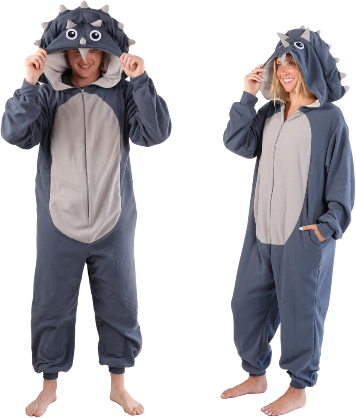 Funziez! Slim Adult Onesie - Food and Animal Costume - One Piece Cosplay Suit for Adults, Women and Men