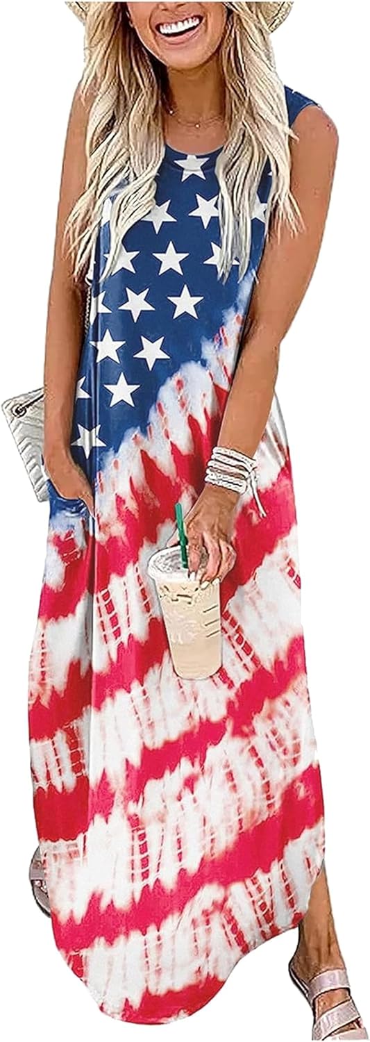 CHUNTIANRAN Maxi Dresses for Women Summer Outfits Boho Beach Long Dresses Casual Sundresses Resort Wear for Women 2026