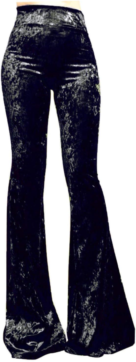 Women's High Waist Wide Leg Long Palazzo Bell Bottom
