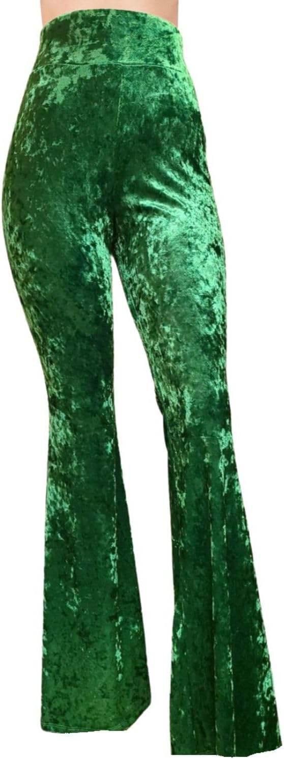 Women's High Waist Wide Leg Long Palazzo Bell Bottom