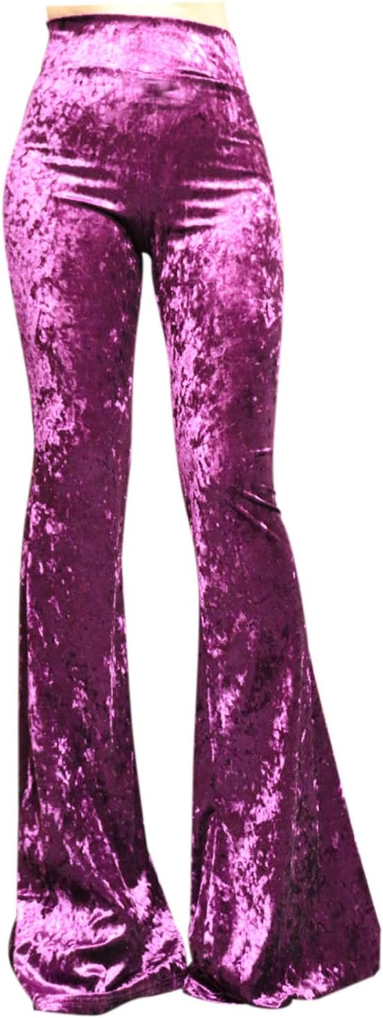 Women's High Waist Wide Leg Long Palazzo Bell Bottom