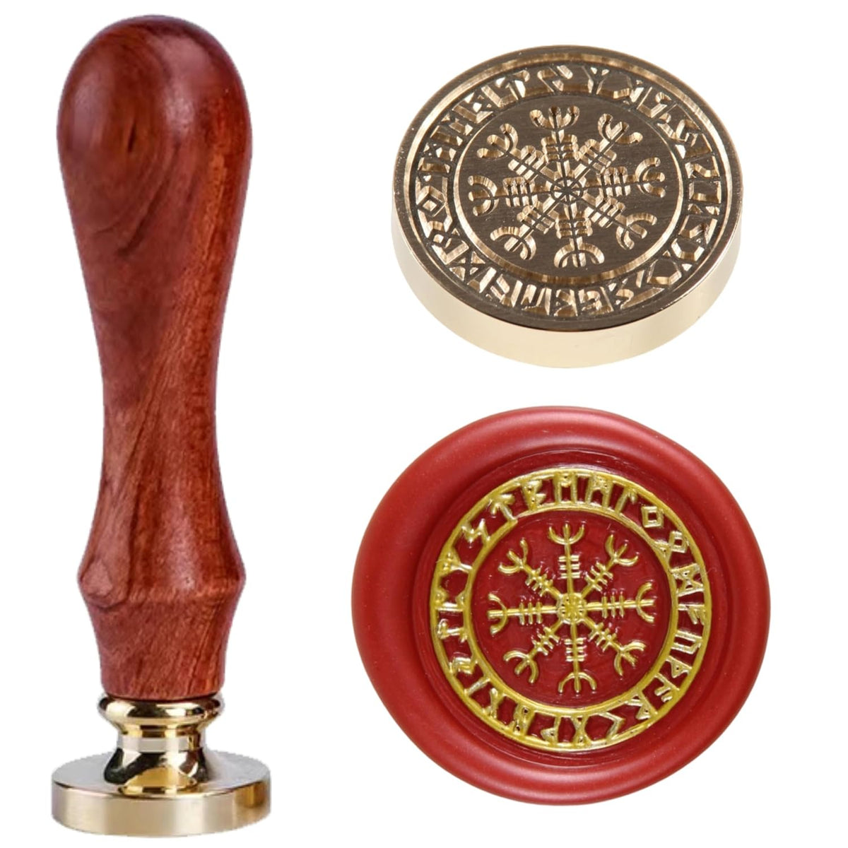 Celtic Knot Triquetra Wax Seal Stamp - Trinity Knot Sealing Wax Infinity Symbol of Endless Love - Good Luck Amulet - Irish Witchcraft Wicca Magic Wolf Vintage
