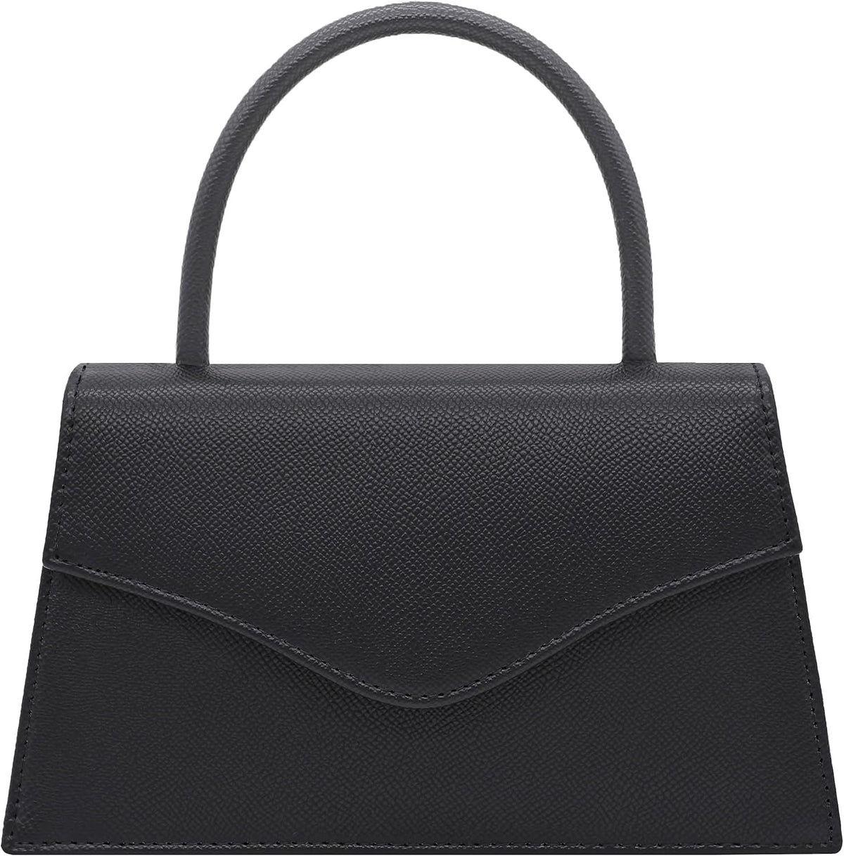 Patent Leather Top-Handle Evening Clutch