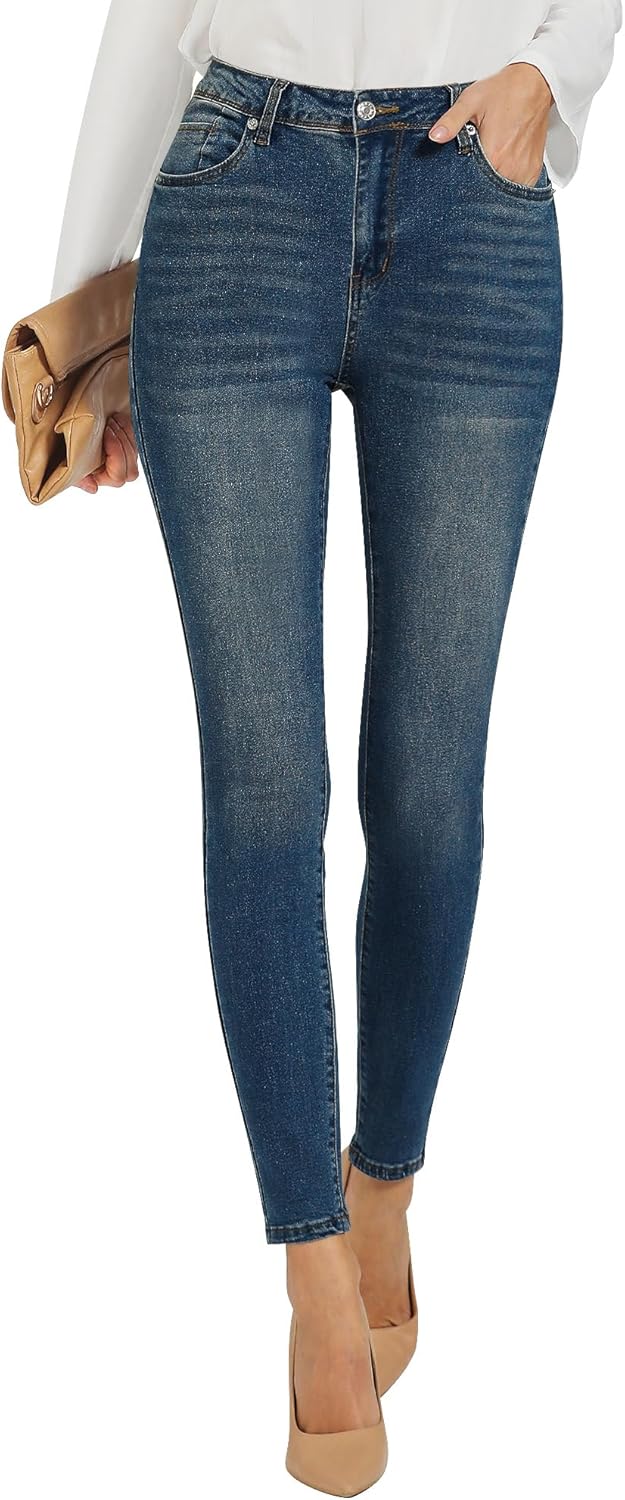 Grapent Skinny Jeans For Women High Waist Stretchy Classic High Rise