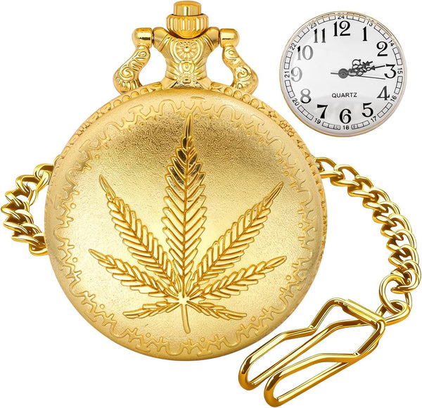 Solid Small-Flower Quartz Pocket Watch with an Elegant Vintage Style a