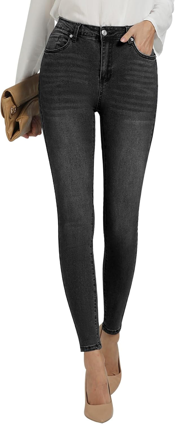 Skinny Jeans For Women High Waist Stretchy Classic High Rise