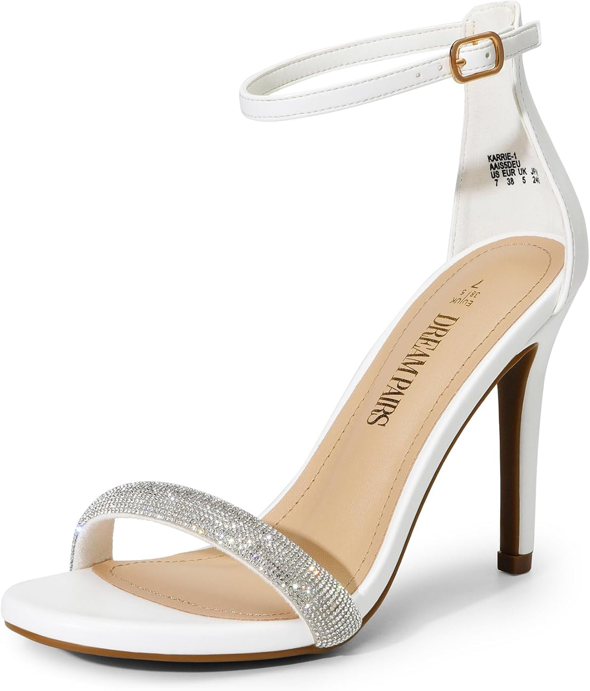 DREAM PAIRS Women's High Heels Stilettos Sandals
