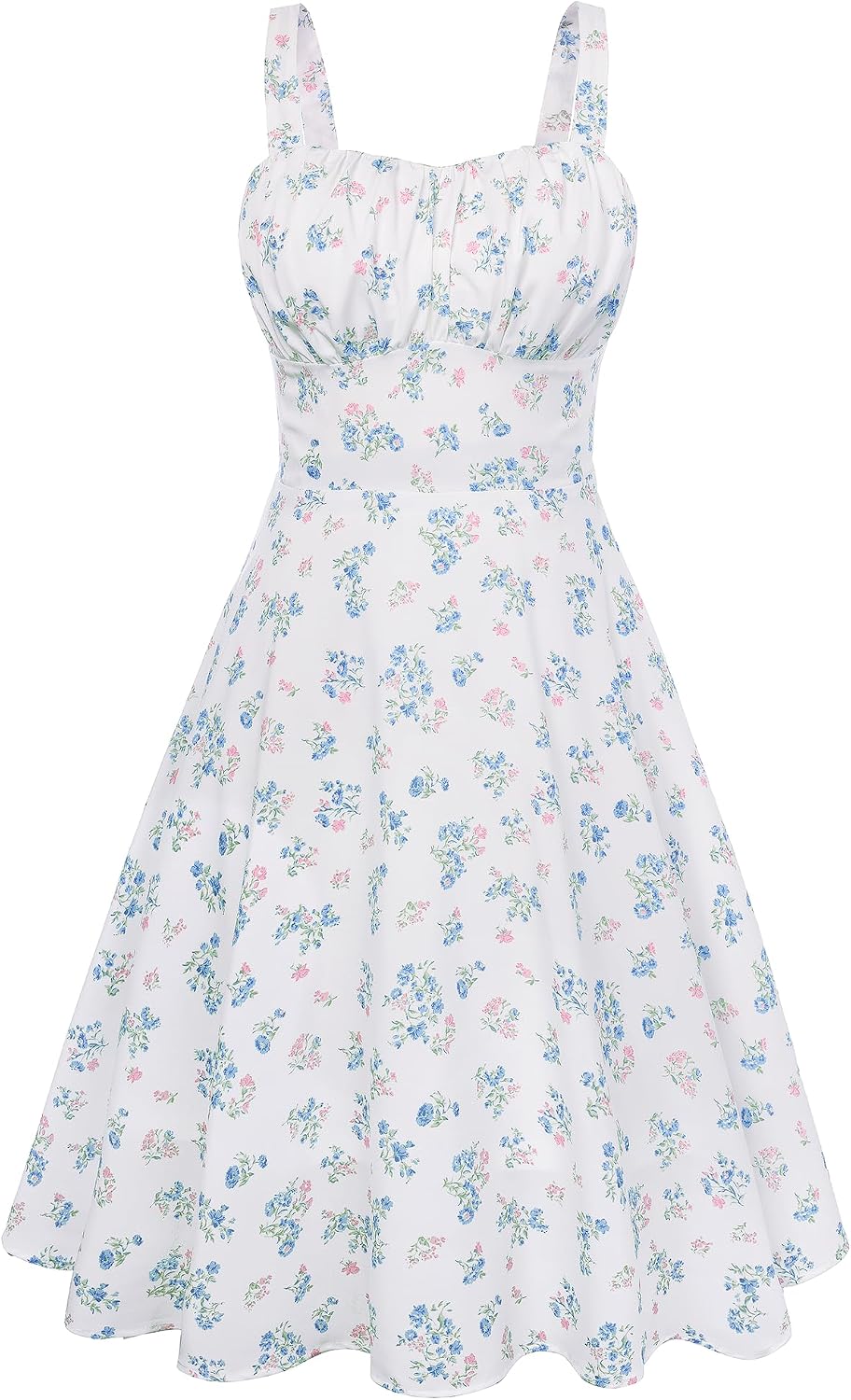 Belle Poque Womens Vintage A-line Midi Cocktail Party Dress