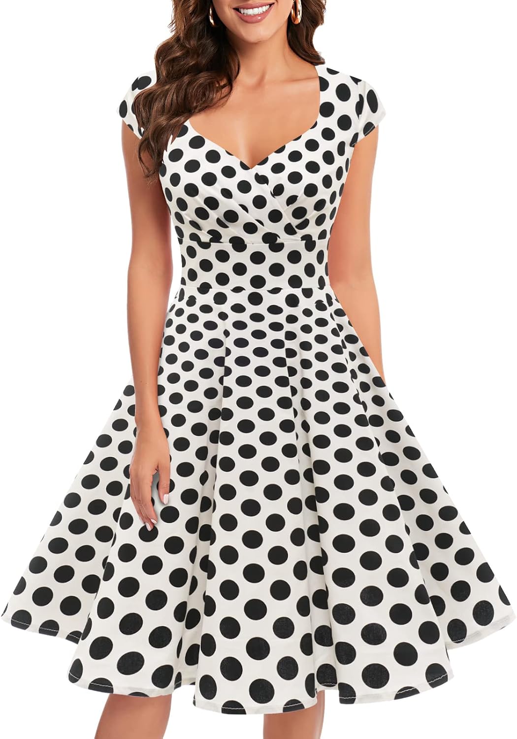Bbonlinedress Women Short 1950s Retro Vintage Cocktail Party Swing Dresses Secondary image