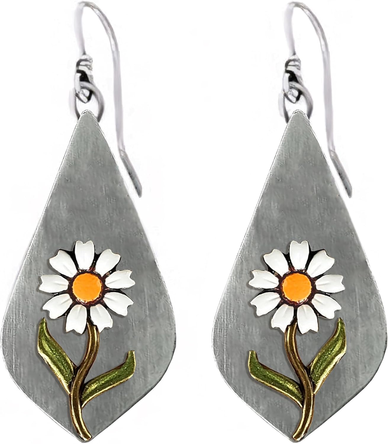 Antiqued Spiral Hollow-Out Boho Hoop Earrings