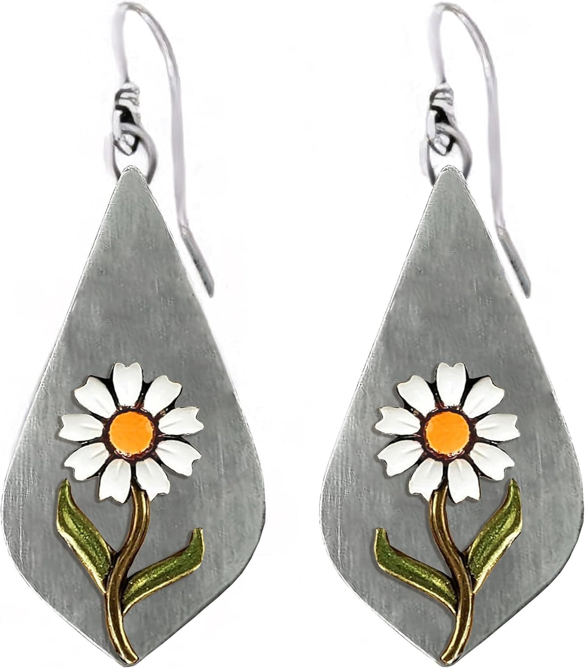 Antiqued Spiral Hollow-Out Boho Hoop Earrings