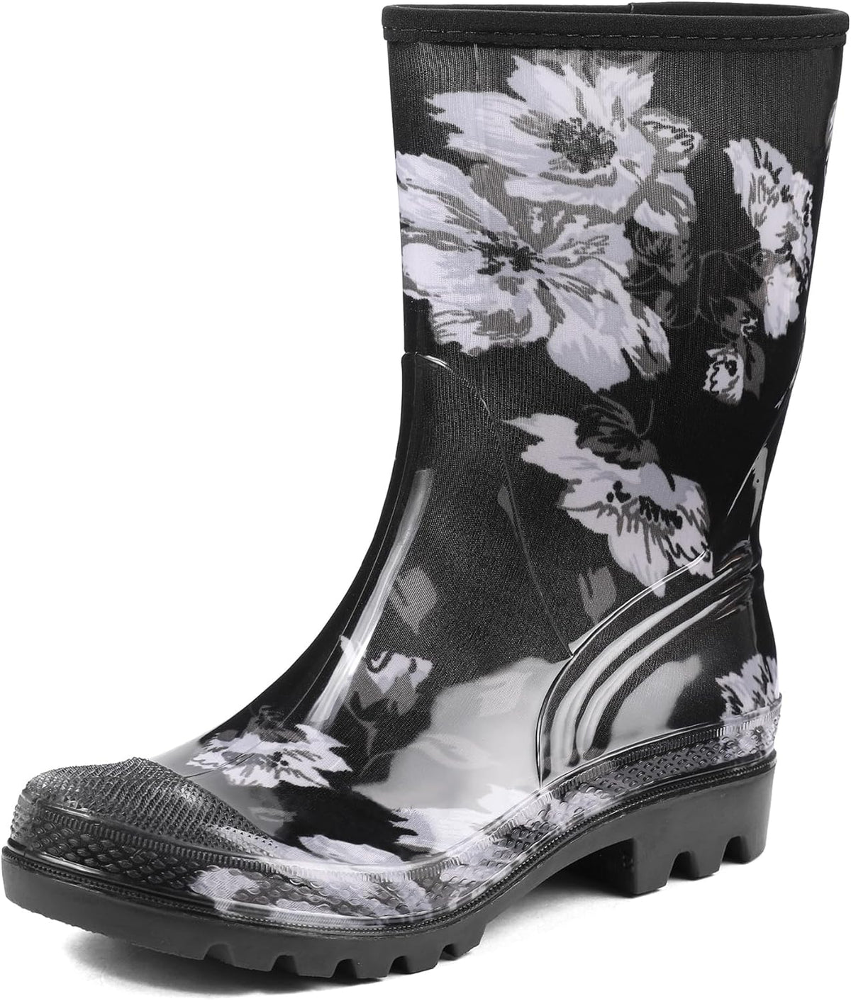 Women's Wide Calf Waterproof Rain Boots – Seamless Pvc Boots