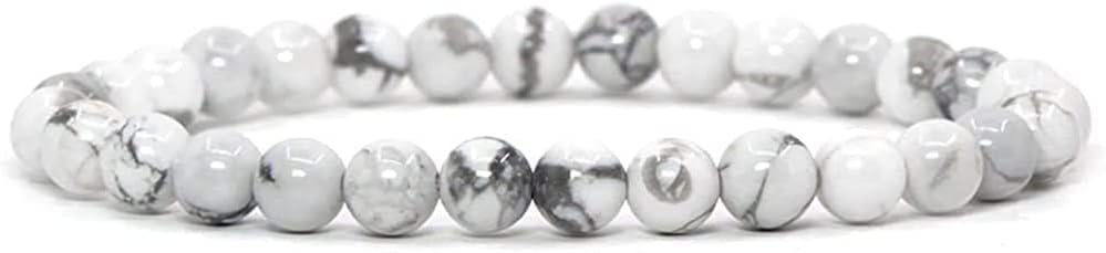 Angelstones Gemstones 6mm Round Beads Healing Crystal Bracelet for women