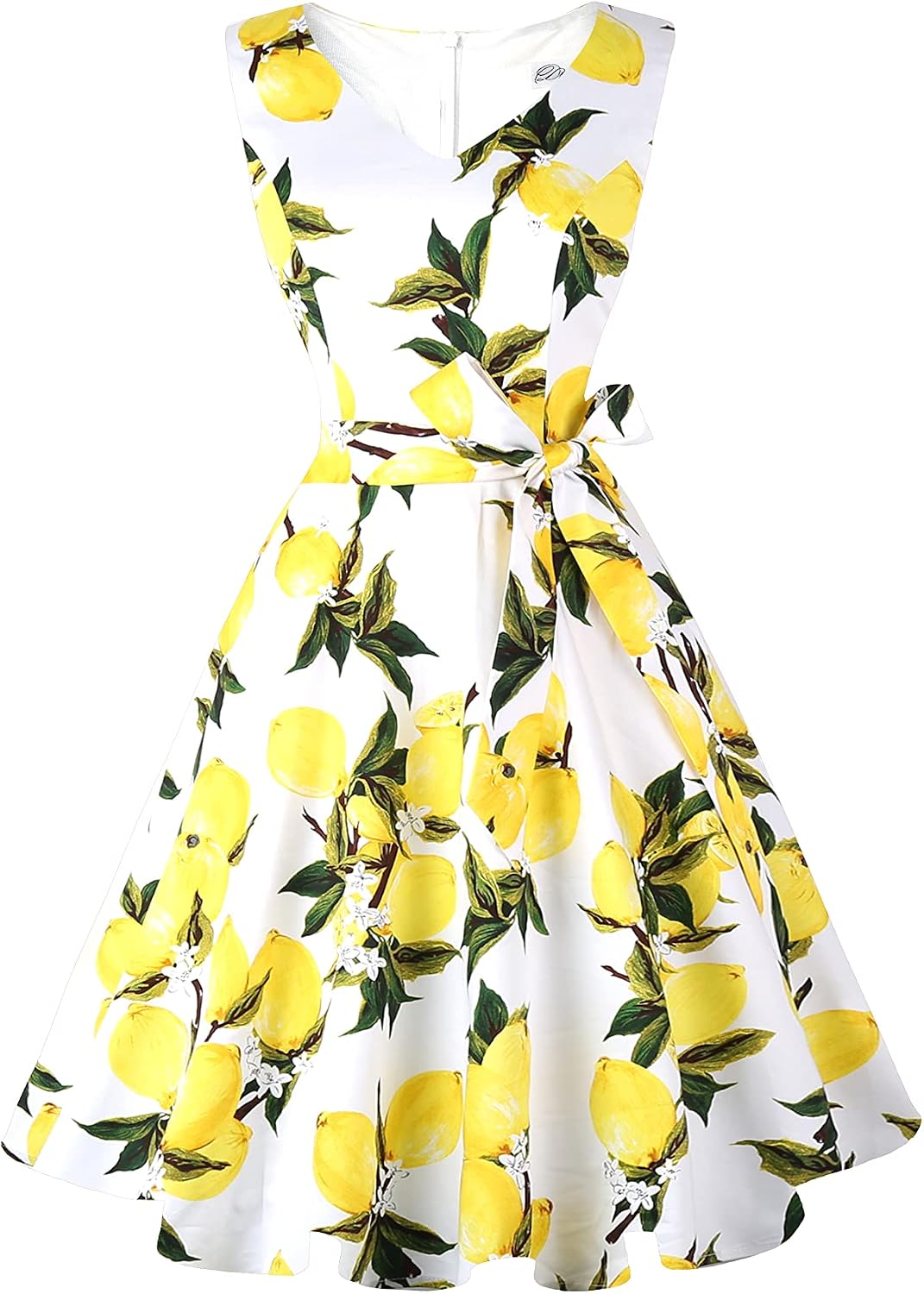 Dressever Women's 50s 60s Vintage Sleeveless Dress | Cocktail Party Dress with Pockets;Anniversary dress;Halloween dress;Christmas dress;Work dress