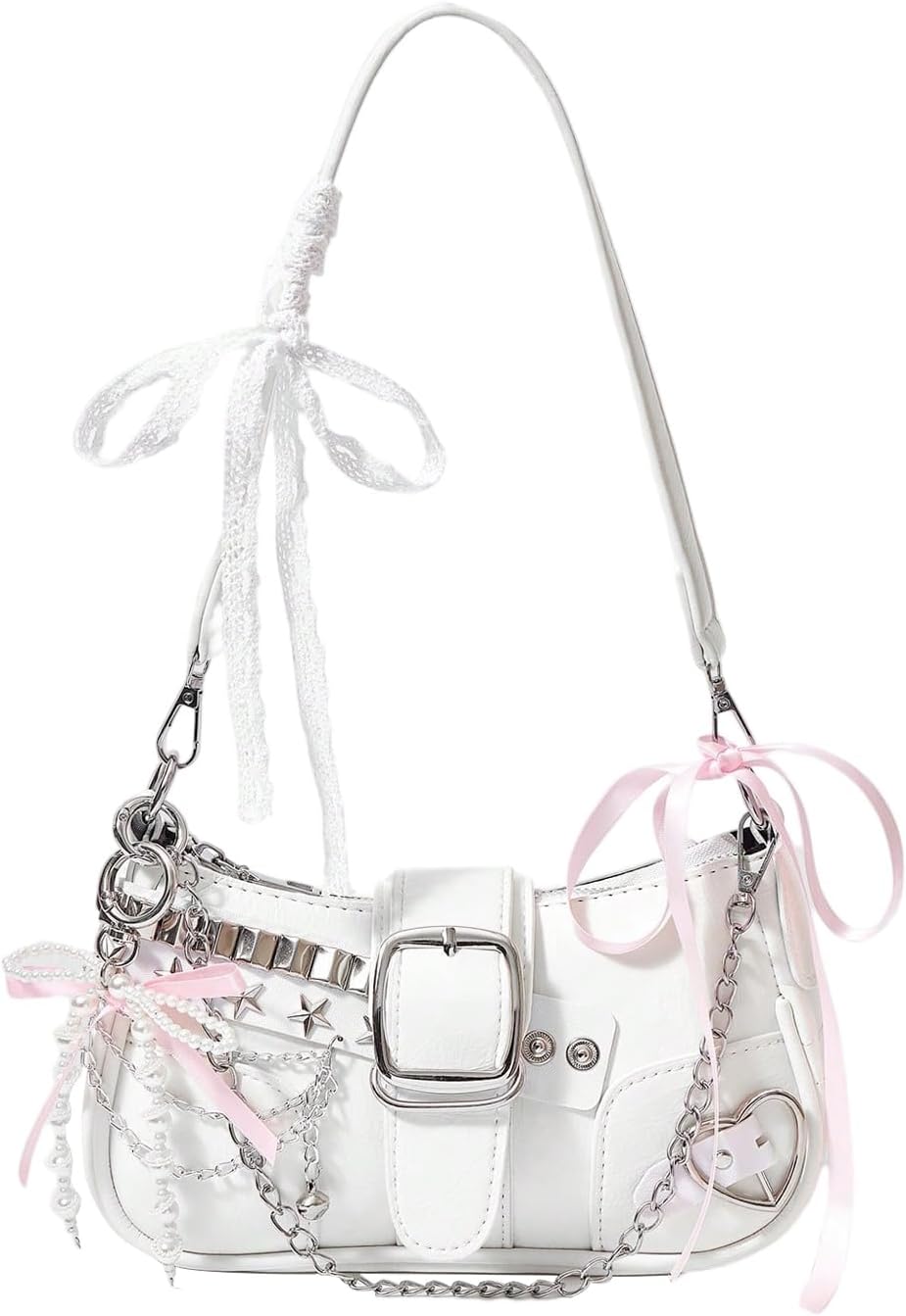Women's Y2K Star Embroidery Shoulder Bag