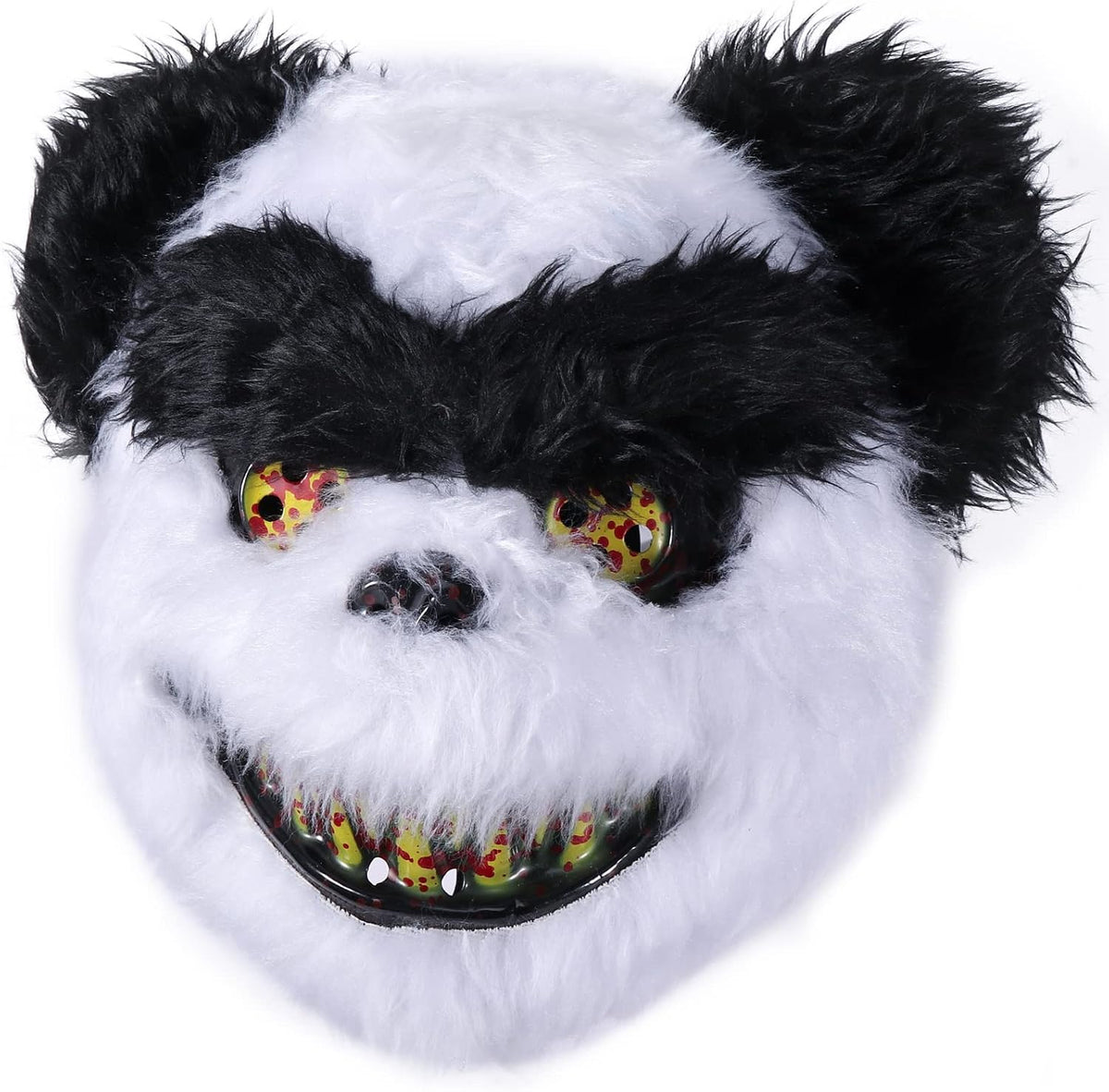 BESSEEK Halloween Scary Mask Bear Rabbit Bunny Mask, Bloody Plush Animal Head Mask, Cosplay Costume Props Halloween Party