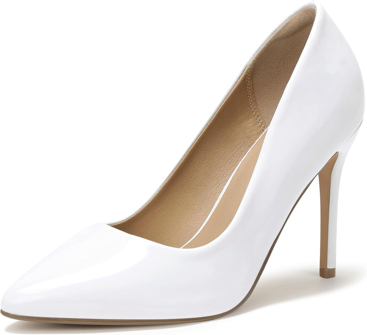 IDIFU Women's Stiletto High Heels Sexy Closed Pointed Toe Pumps