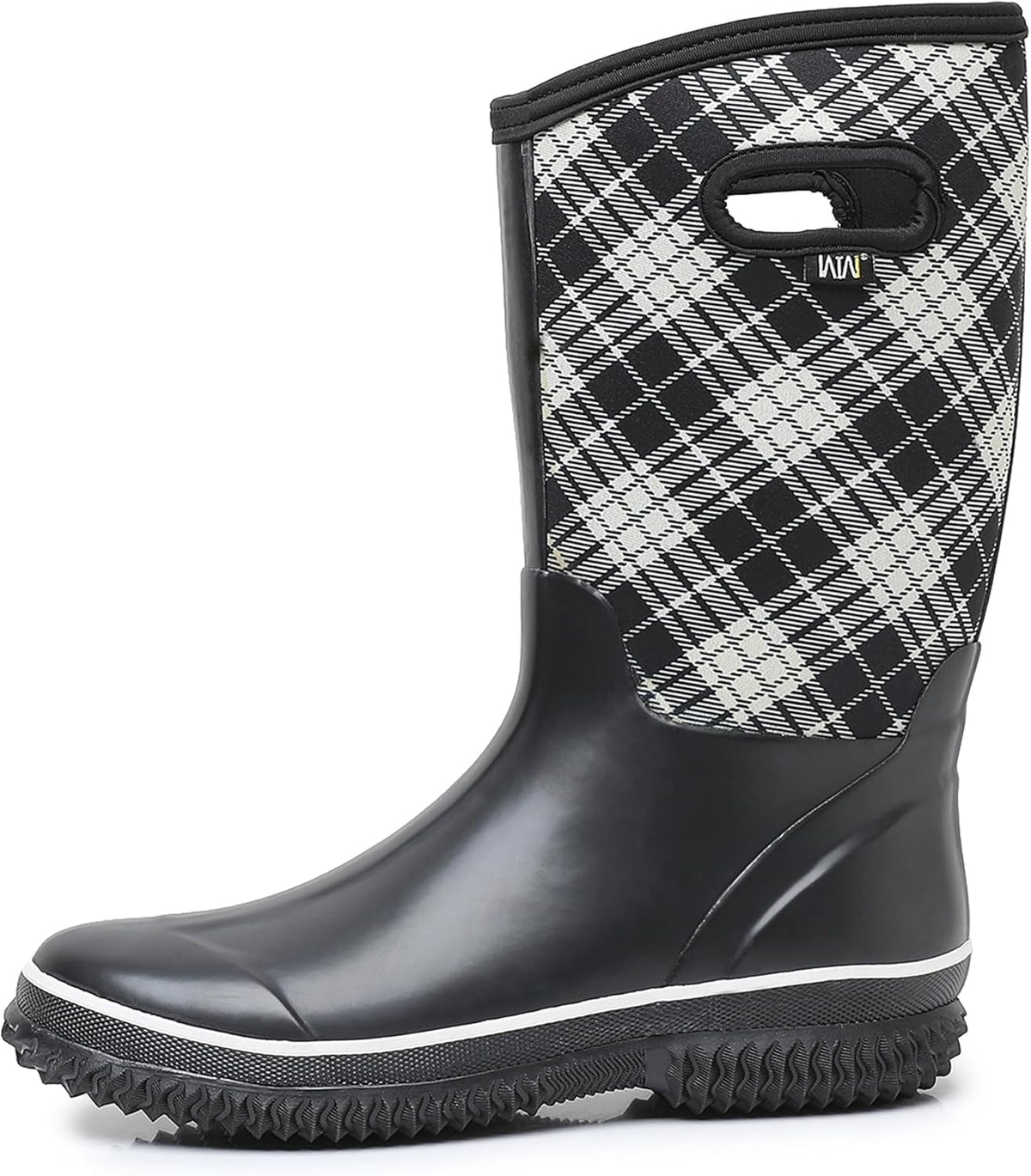 Mid-calf Rain Boots - Waterproof Insulated 5.5mm Neoprene Mud Boots