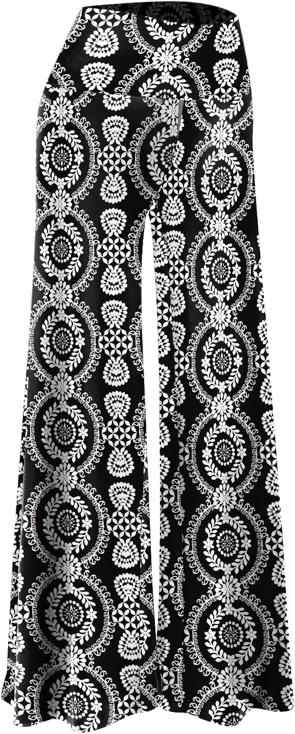 Women's Stretchy Wide Leg Palazzo Lounge Pants Casual Comfy