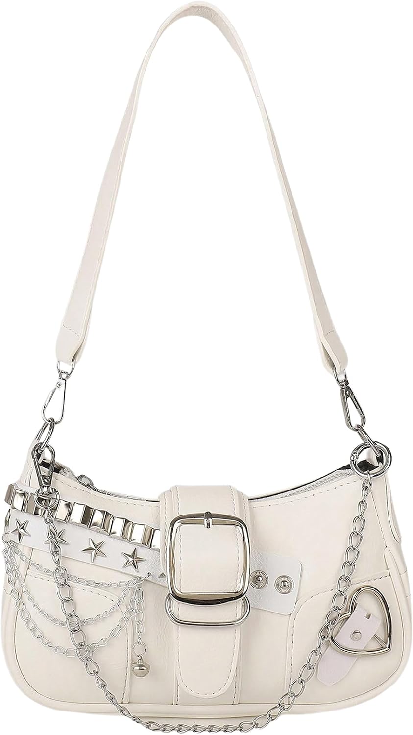 Women's Y2K Star Embroidery Shoulder Bag
