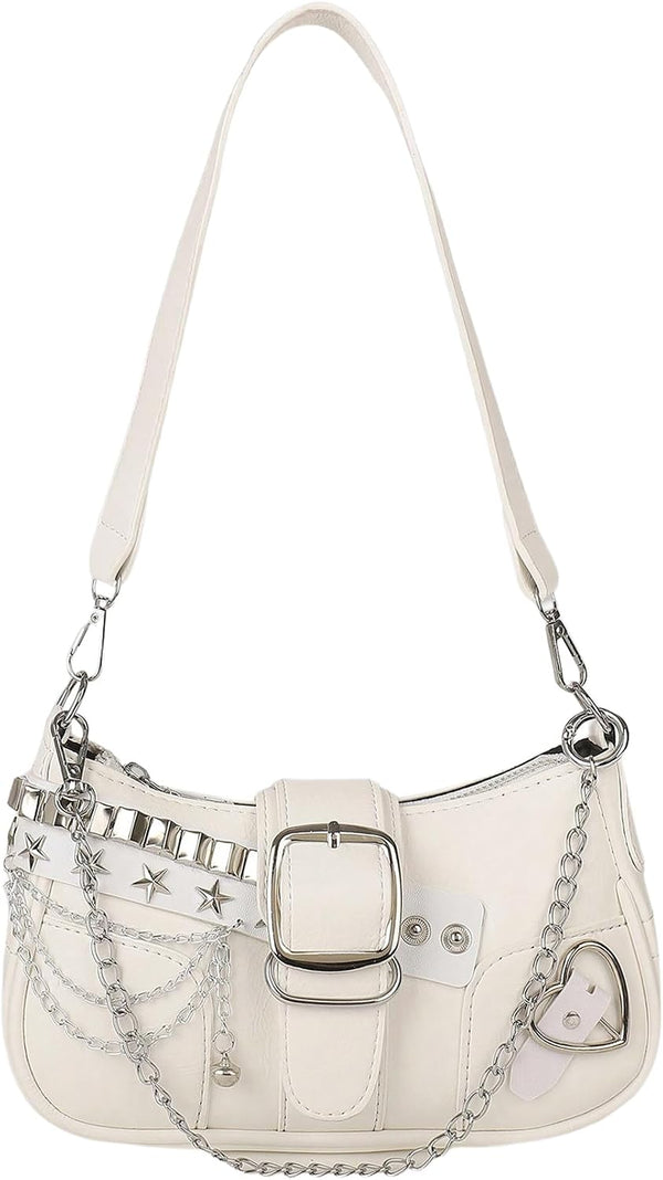 Women's Y2K Star Embroidery Shoulder Bag