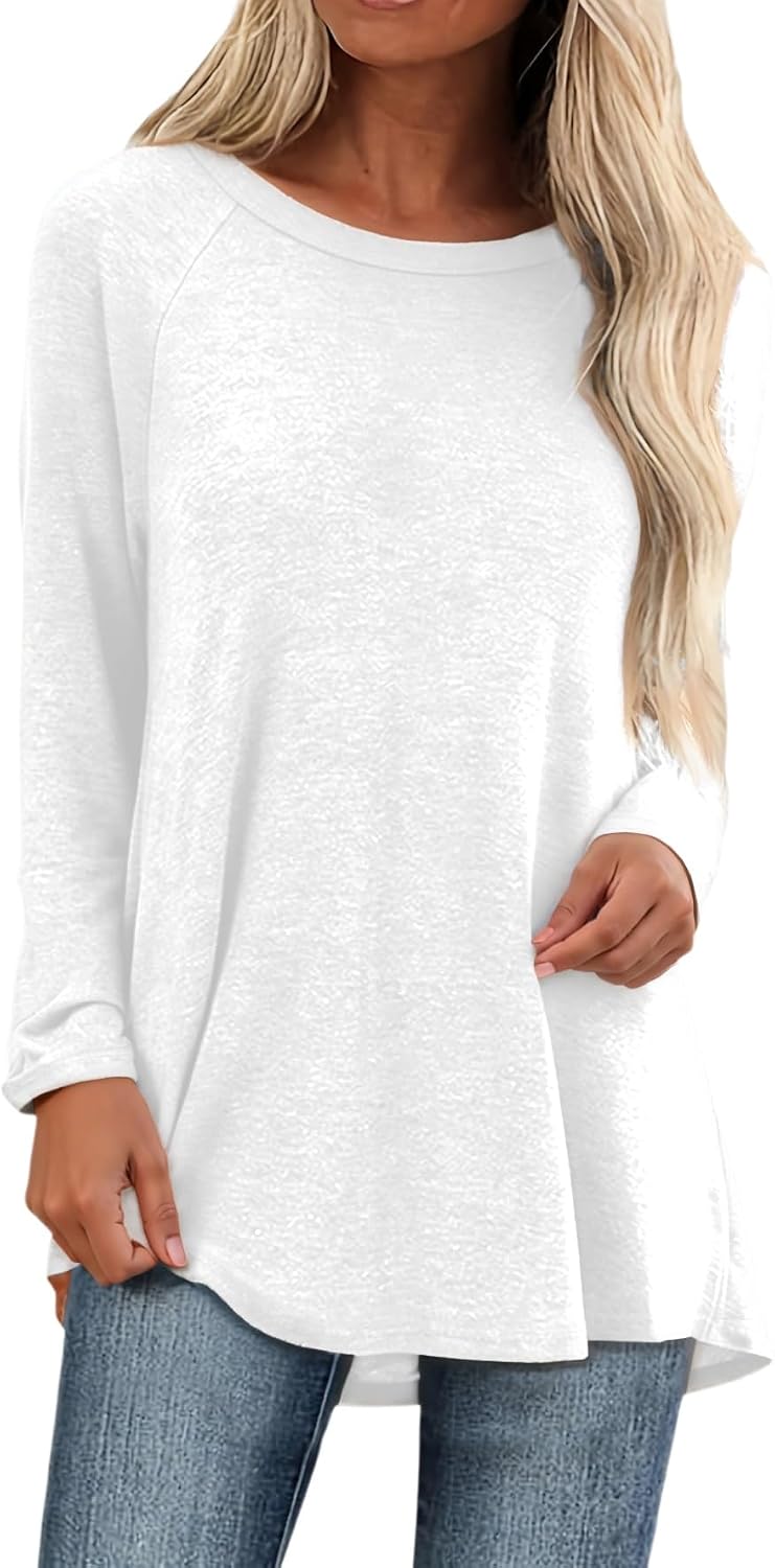 Tunic Tops for Women Loose Fit Dressy Long Sleeve for Leggings