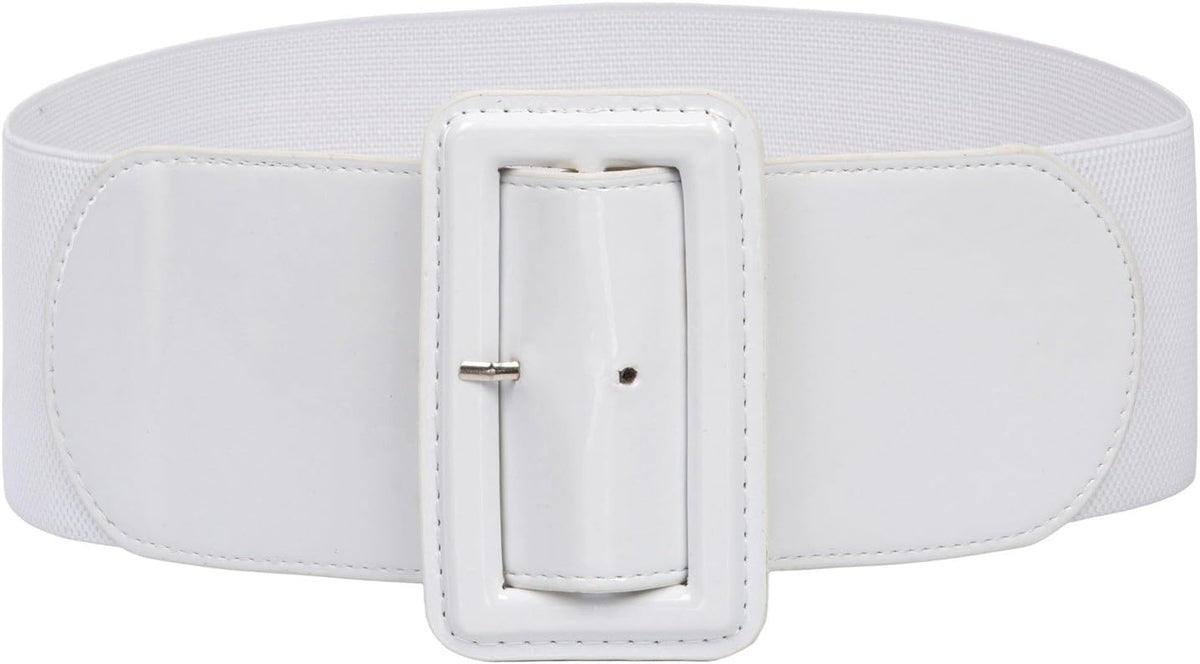 Women's Stretchy Belt 1950s 3 Inch Wide Elastic Belts
