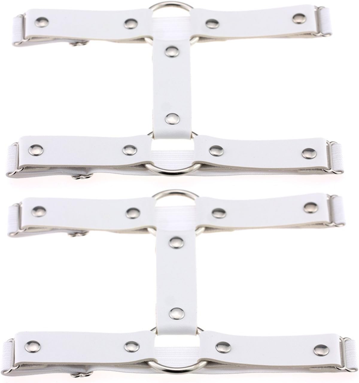 Outman Adjustable 2 Rows Leg Harness Garter Belt Punk Thigh Ring Garter