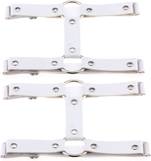 Outman Adjustable 2 Rows Leg Harness Garter Belt Punk Thigh Ring Garter