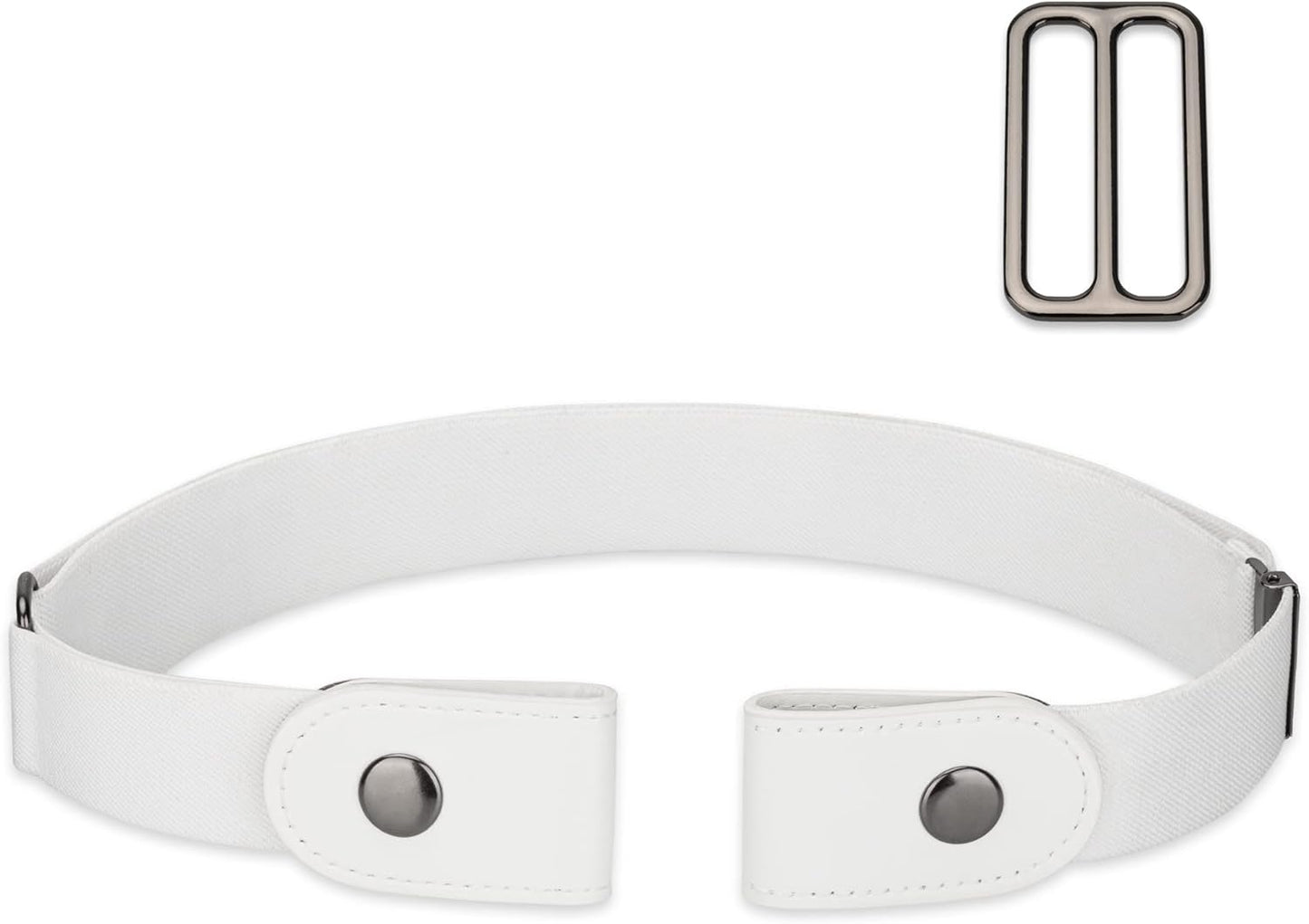 No Buckle Stretch Belt For Women Men, Elastic Invisible For Jeans