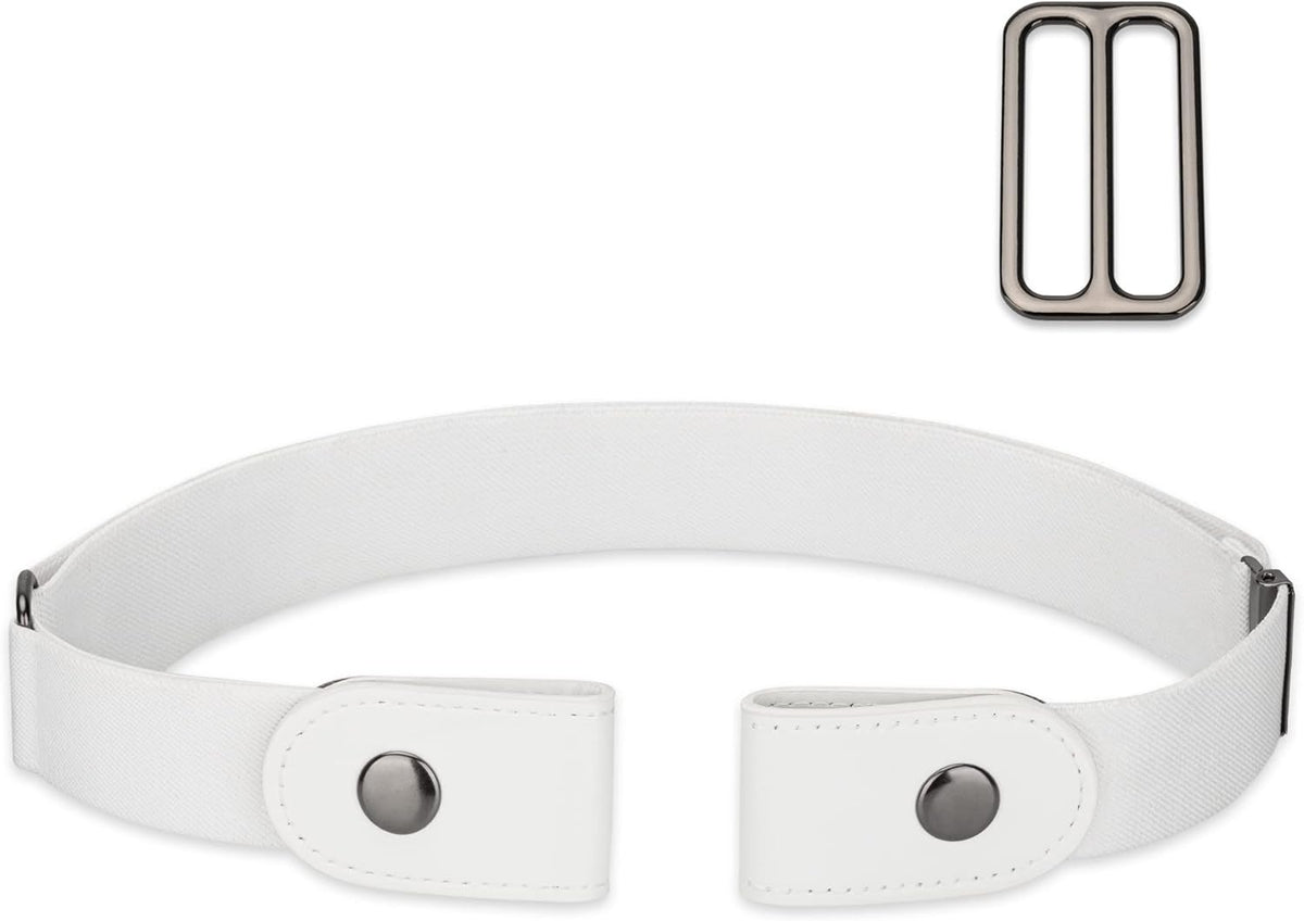 No Buckle Stretch Belt For Women Men, Elastic Invisible For Jeans