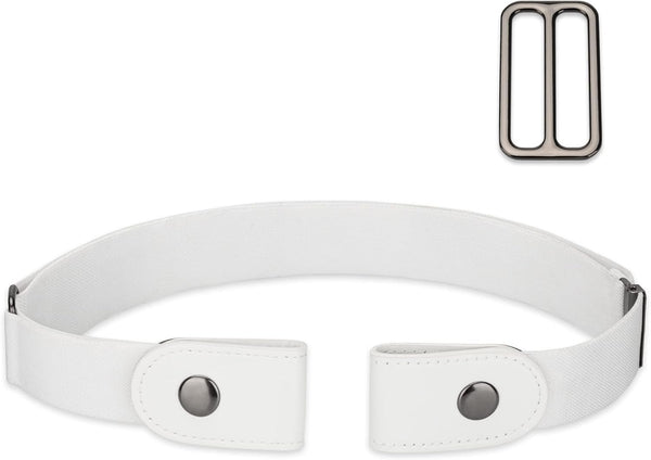 No Buckle Stretch Belt For Women Men, Elastic Invisible For Jeans