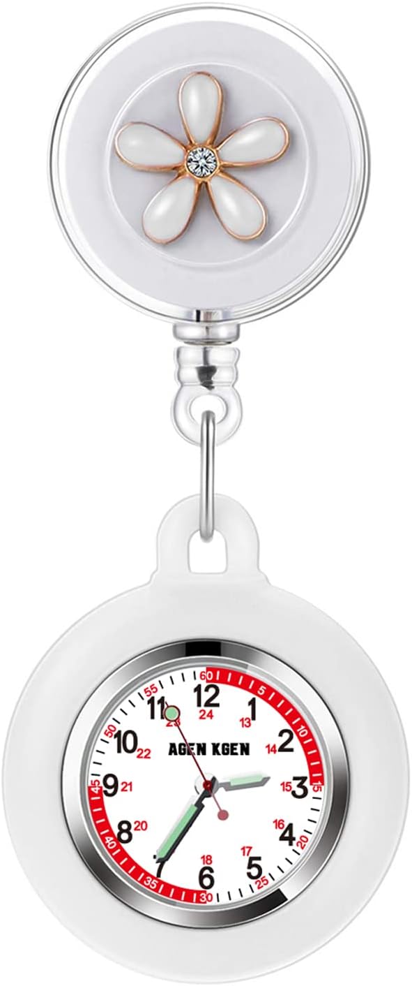 3X Retractable Clip-On Lapel Nurse Watch Secondary image