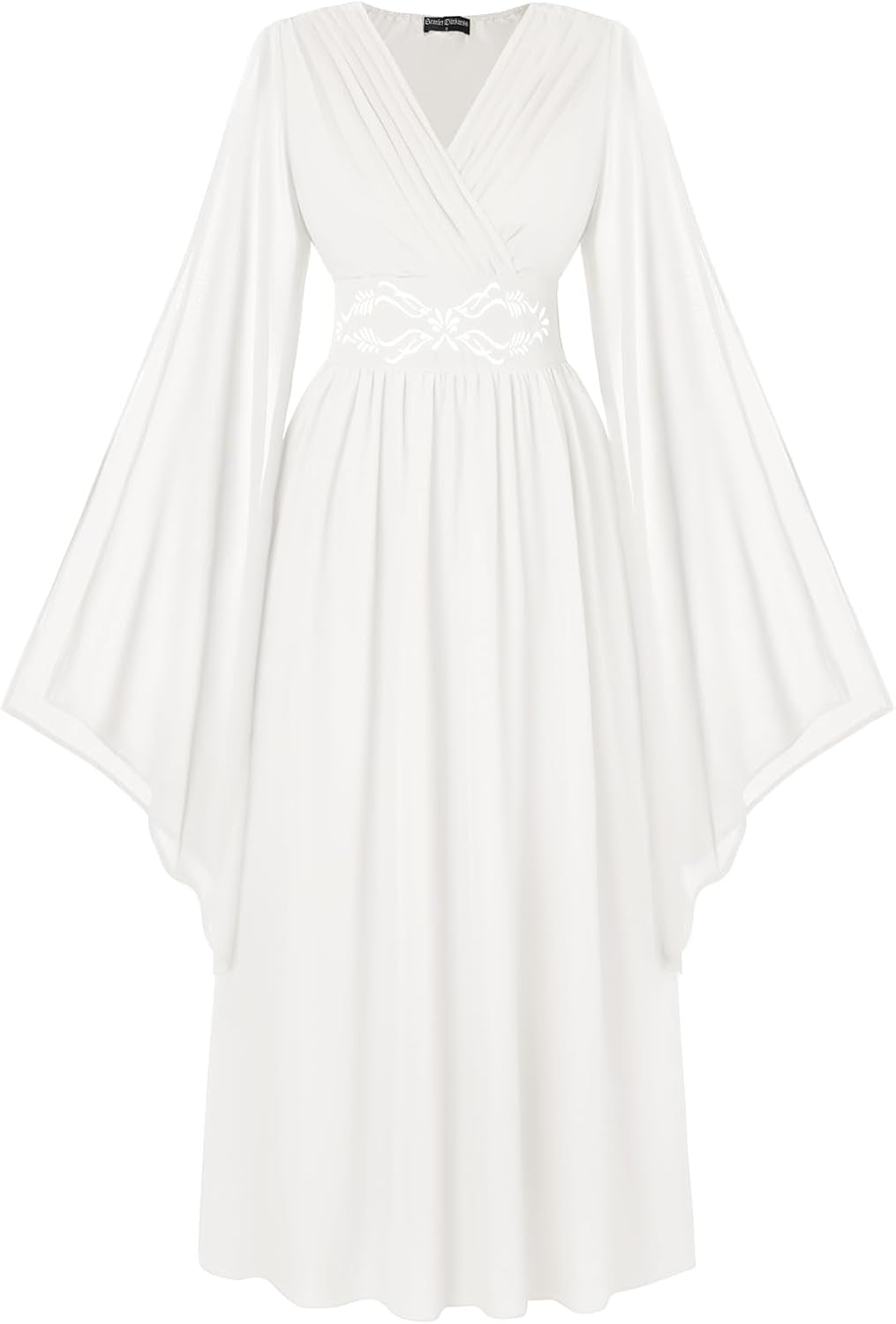 Scarlet Darkness Women's Renaissance Costume V Neck Medieval Fairy Dresses