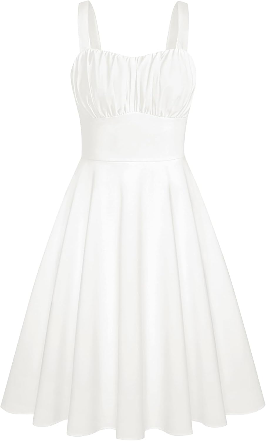 Belle Poque Womens Vintage A-line Midi Cocktail Party Dress