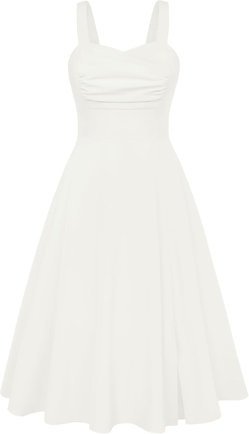 Belle Poque Women's Vintage Midi Tea Party Cocktail Dress
