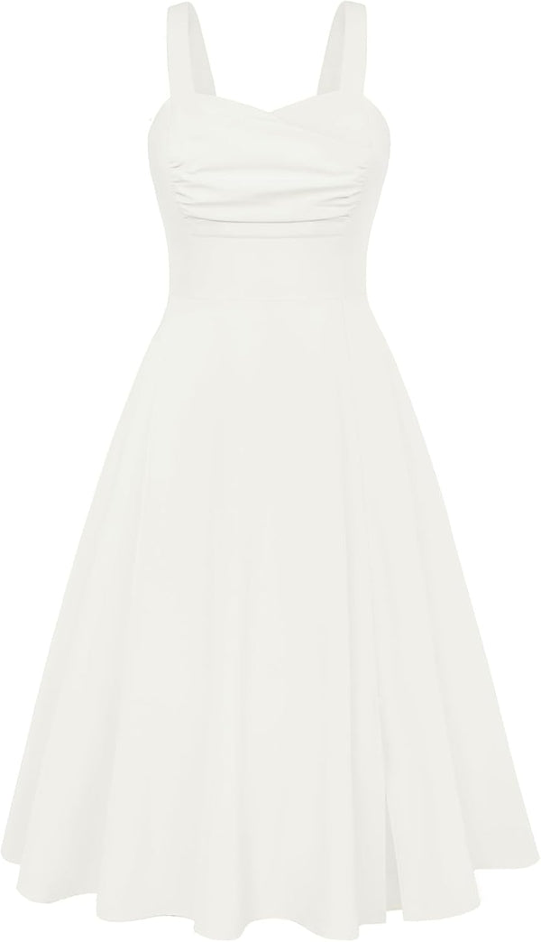 Belle Poque Women's Vintage Midi Tea Party Cocktail Dress