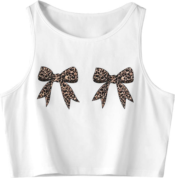 Remidoo Crop Tops for Women Casual Cropped Tank Top Summer Sleeveless Shirts