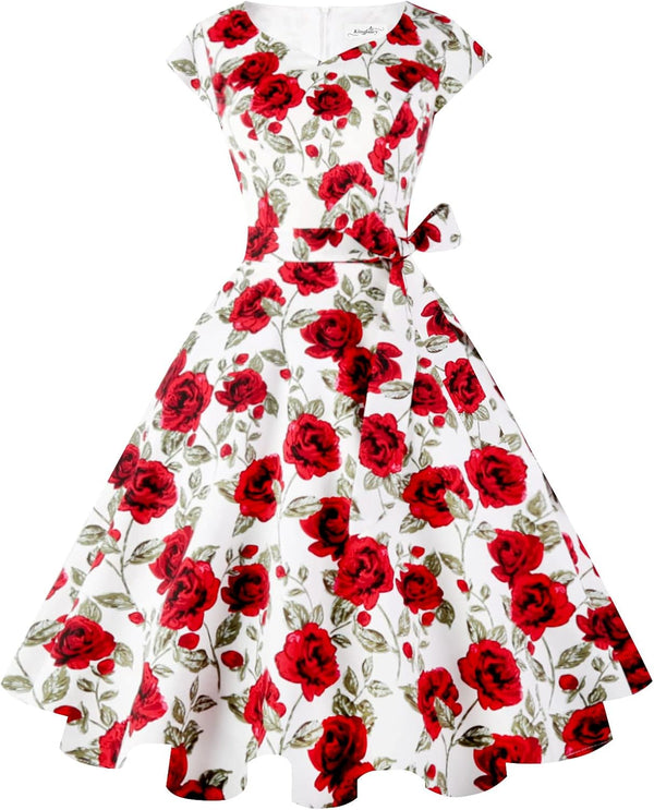 Women Vintage 1950s Dress Cocktail Dresses