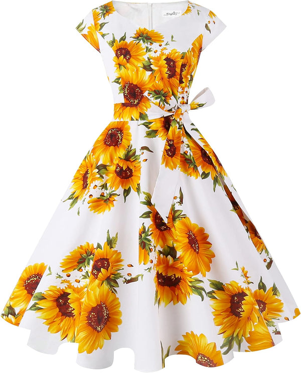 Women Vintage 1950s Dress Cocktail Dresses