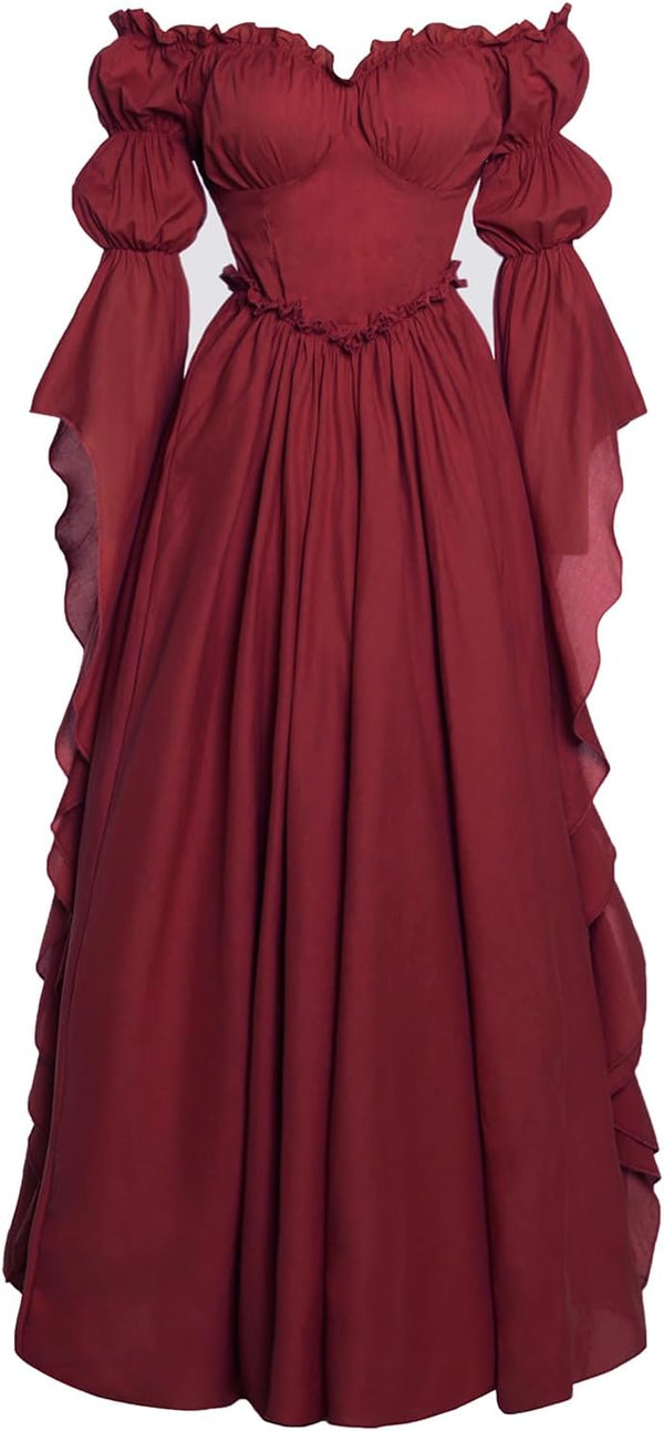 Medieval Renaissance Costume Dress Victorian Dresses for Women