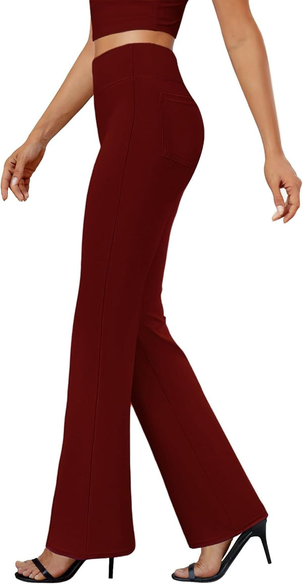 Womens Bootcut Dress Pants Business Casual Work Pants With