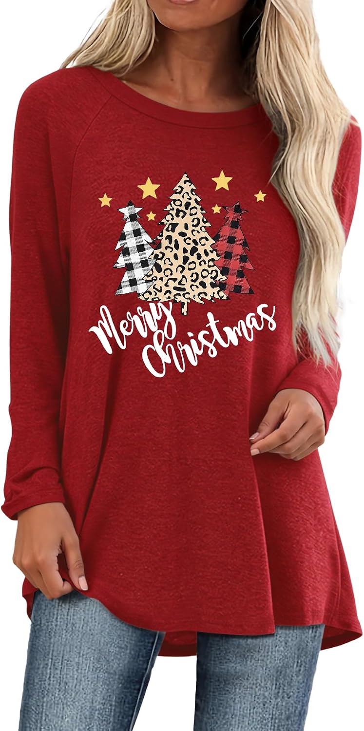 Tunic Tops for Women Loose Fit Dressy Long Sleeve for Leggings