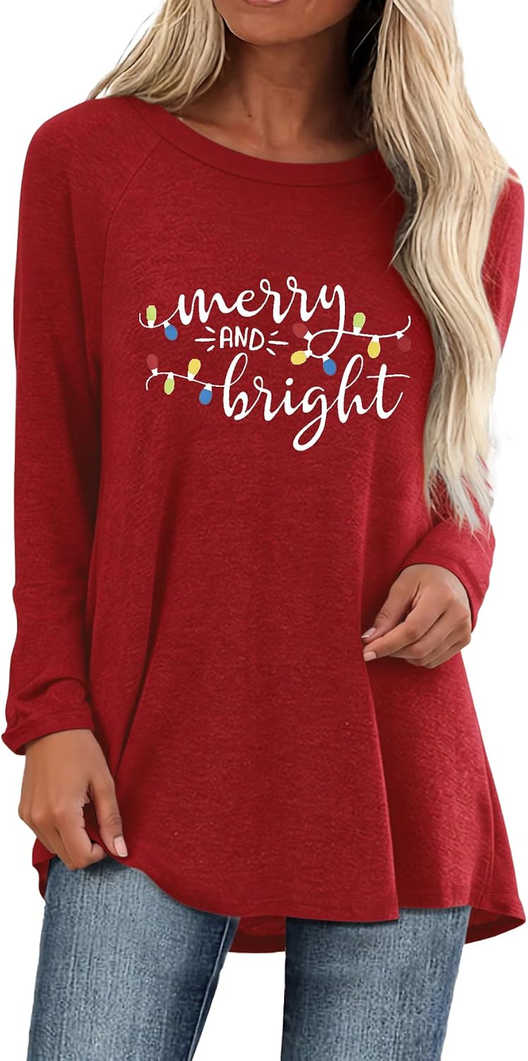 Tunic Tops for Women Loose Fit Dressy Long Sleeve for Leggings